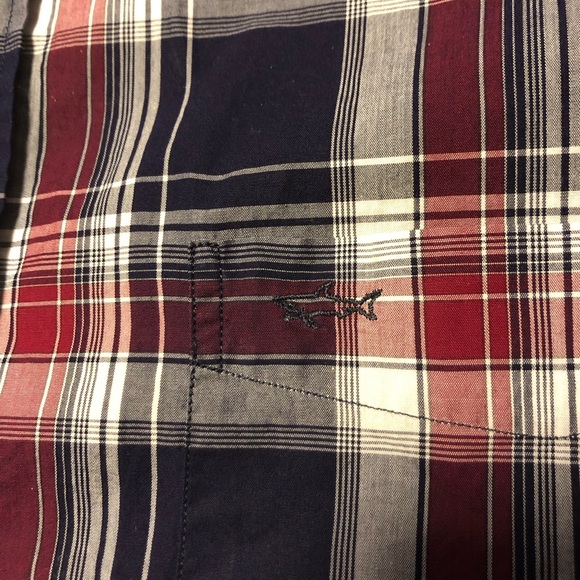 Paul & Shark navy plaid shirt - Picture 3 of 8